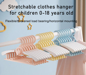 <span class=keywords><strong>Cintre</strong></span> pour enfants multifonctionnel ménage en plastique antidérapant bébé bébé soleil <span class=keywords><strong>Pro</strong></span> <span class=keywords><strong>cintre</strong></span> rétractable cintres pour enfants - Product Image 3