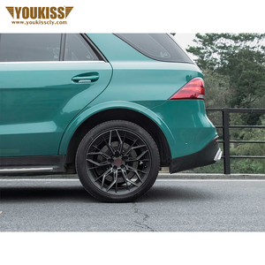 Kit de parachoques de coche UKISS para <span class=keywords><strong>Benz</strong></span> ML 12-15 actualización a <span class=keywords><strong>2023</strong></span> GLE63 <span class=keywords><strong>AMG</strong></span> estilo incluye nuevo capó faro luz trasera guardabarros rejilla - Product Image 5