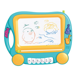 Tableau magnétique à dessin pour enfants de 2 à 6 ans avec touches de piano et notes musicales, jouet éducatif pour l'apprentissage précoce et la créativité - Product Image 1