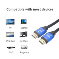 2025 NOUVEAU câble HDMI Premium 4k HD plaqué or 4K approvisionnement d'usine Support plaqué or 3D Kabel Hdmi mâle à mâle HDMI 2.0 Câbles