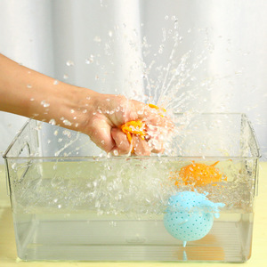 2025 Hot Selling TPR Super Soft Simulation Whale Water-Spraying Bathing Games <b>Squeeze</b> Stress Relief Toys for Kids Boys and Girls - Product Image 4