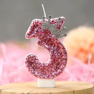 2024 nuovi numeri di design candela novità decorazione candele di compleanno fantasiose candele per torta di compleanno in magazzino