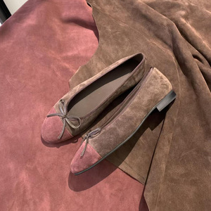 <span class=keywords><strong>Ballerine</strong></span> in Pelle <span class=keywords><strong>con</strong></span> Fiocco e Punta Aperta, Stile Primaverile 2026, Sandali Monopiano da <span class=keywords><strong>Donna</strong></span> - Product Image 4