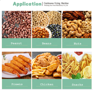 Nueva Freidora Eléctrica Automática a Gas con Termostato para Patatas Fritas, <span class=keywords><strong>Línea</strong></span> de Cocina Continua para Snacks, Maíz y Frutos Secos - Product Image 3