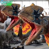 Modèle de dinosaure de grande taille pour parc d'attractions, dinosaures animatroniques 3D, fabricants de dinosaures animatroniques sur mesure