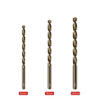 Foret hélicoïdal en acier rapide au cobalt M35 de 0,4/1/2/3 mm pour machine CNC, 1-20 mm, haute concentricité, alliage/acier/outil de perçage