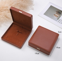 Nouveau haut de gamme PU Ring Box Set de bijoux Collier Boîte et accessoires Ensemble disponible pour la vente en gros