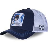 Gorra Trucker Cr7 Gris con Malla Transpirable, Protección Solar, Diseño de Fútbol Animado, Etiqueta Privada, Gorra de Béisbol de 5 Paneles para Adultos