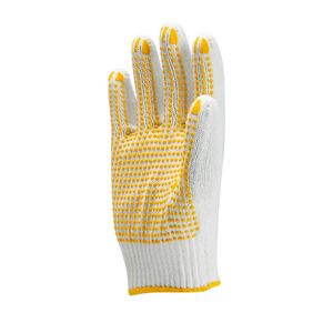 Guantes de Seguridad de PVC con Puntos, Calibre 10, Tejido de Algodón con Puntos de PVC, Guantes de Trabajo de Algodón con Puntos para Protección de Manos - Product Image 5