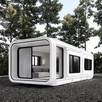 Vente en gros de serres préfabriquées Apple modernes Modules de cabine de bureau mobile pour la conception graphique de l'école du parc Capacité de projet