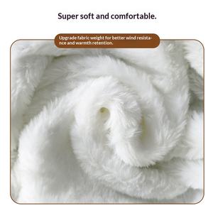 महिलाओं के वयस्कों के लिए सर्दियों के प्लग पंड कान सुरक्षा टोपी समायोज्य सिर परिधि ठोस रंग - Product Image 4