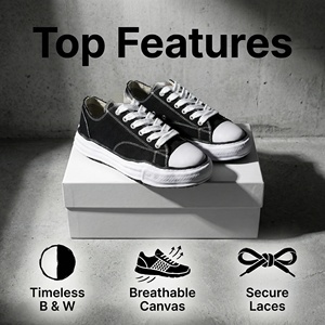 Zapatos de Lona con Cordones de Marca de Lujo al por Mayor, con <span class=keywords><strong>Suelas</strong></span> Gruesas, Diseño Ligero para Hombres y Mujeres, Zapatos Cómodos para Caminar - Product Image 4