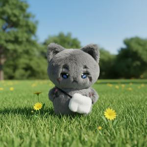Custom Black <b>Cat</b> <b>Plush</b> Doll 10cm Doll Kpop White <b>Cat</b> <b>Plush</b> Keychain <b>Plush</b> Animal Toys with CE Soft Toys - Product Image 6