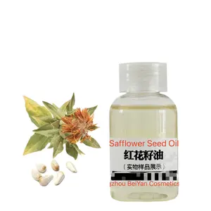 Wholesale Cold Pressed Virgin Pure Safflower Seed Oil in Bulk Carrier Oil Safflower Cooking oil from China Safflower Food Grade