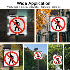 Các Nhà Sản Xuất Tùy Chỉnh Nhôm Chất Lượng Cao Phản Quang Năng Lượng Mặt Trời Dấu Hiệu Đường Giao Thông Bảng In Cảnh Báo An Toàn Đường Bộ Dấu Hiệu Giao Thông - Product Image 6