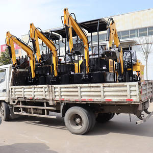 Petite excavatrice diesel pour la plantation de fossés système hydraulique efficace zero tail swing adapté aux espaces étroits - Product Image 6