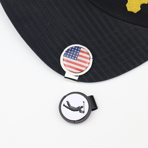 Ready to Deliver Premium Zinc Alloy Magnetic Cap Pins Hat Clip for Baseball Caps and <b>Golf</b> Visors - Product Image 2