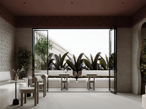 High Quality Modern LED Coffee Shop Interior Design | Store Furniture Dessert Display <b>Cabinet</b> & Custom Wooden Coffee Showcase - Product Image 3