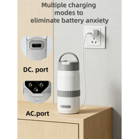 Chauffe-biberon et chauffe-lait maternel portable électrique AC/DC, isolé, sans BPA, avec poignée à débit variable pour les voyages des nourrissons