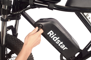 Vélo Électrique Hybride Q20 pour Adultes, 1000W, Pneus Fat 4.0 de 20 Pouces, Batterie au Lithium, 7 Vitesses, Type Moto/Scooter Électrique - Product Image 4