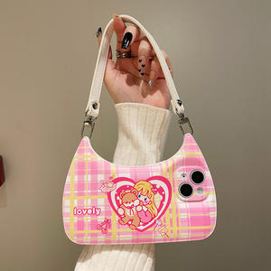 LeYi, venta al por mayor, <span class=keywords><strong>funda</strong></span> de teléfono móvil con diseño de bolso elegante para mujer con cuerda para <span class=keywords><strong>colgar</strong></span>, <span class=keywords><strong>funda</strong></span> de teléfono móvil anticaída para <span class=keywords><strong>Iphone</strong></span> 14 15 Pro Max - Product Image 3