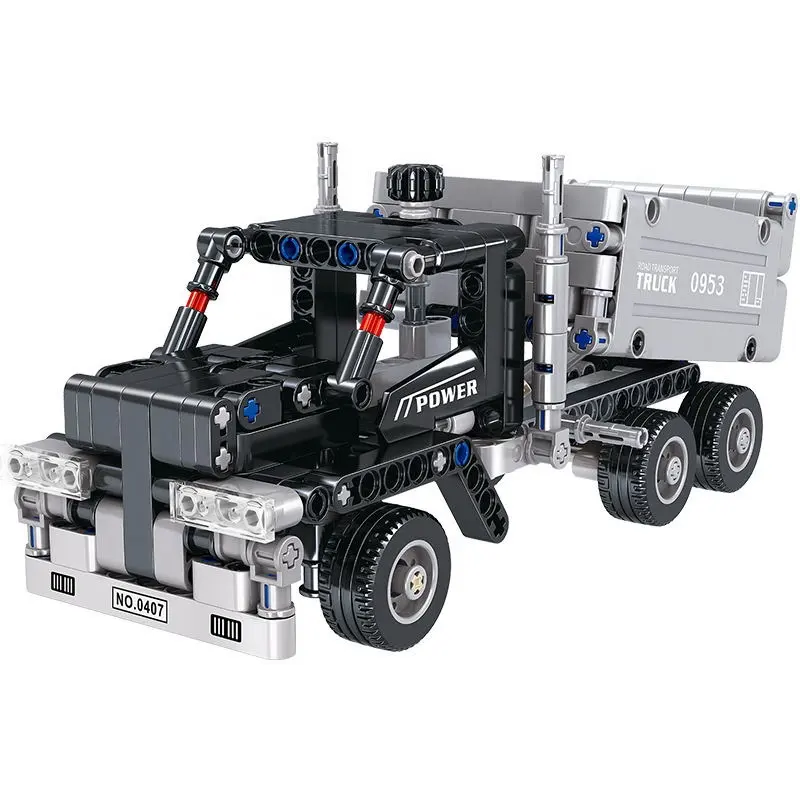 Zhegao 2020 नए खिलौने इकट्ठे उपकरण शैक्षिक इमारत ब्लॉकों भारी डंप ट्रक बच्चों के ईंटों लड़का खिलौने थोक