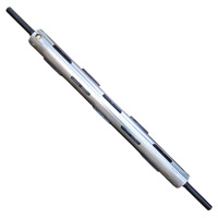 Arbre pneumatique à clé avec valve à air à l'extrémité, arbre extensible pneumatique pour machine de découpe et de rembobinage - Fabricant
