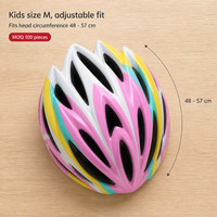 Casque de vélo pour enfant OEM personnalisé en polystyrène expansé (EPS), casque de cyclisme ventilé et réglable pour le sport et la conduite en extérieur