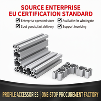Profil en alliage d'aluminium industriel HD-OB121240-Y 40120, coins en L pour lignes de découpe et bancs de travail