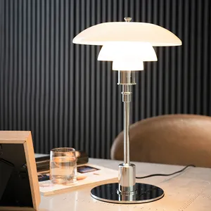 Круглая Изысканная декоративная настольная лампа D29H46CM, роскошная индивидуализированная стеклянная лампа с переключателем управления, проводная настольная лампа для дома