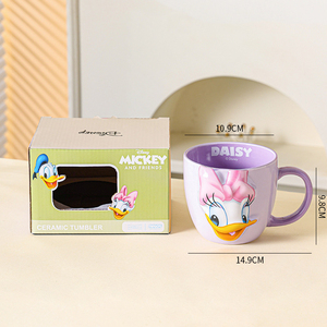 <span class=keywords><strong>Taza</strong></span> de Cerámica con Relieve 3D de Mickey/Minnie, Linda <span class=keywords><strong>Taza</strong></span> de Café/Té con Diseño de Pato Donald/Daisy, Regalo para Parejas, para el Hogar u Oficina - Product Image 6
