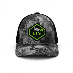 Gorra Trucker de Pana de 5 Paneles con Malla Trasera y Cuerda Trenzada, Estilo Vintage, Perfil Medio, Estructurada, Personalizable al por Mayor - Product Image 1