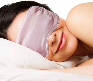 Custom Logo Breathable Soft Sleeping <b>Eye</b> <b>Mask</b> Light-proof and Non-pressing Adjustable Sleep <b>Mask</b> for Travel and Daily Life - Product Image 2
