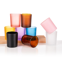Usine de bougies, vente en gros de bougies parfumées en cire de soja personnalisées dans un support en verre givré