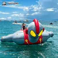 Bateau de sport aquatique gonflable personnalisé Yuetong, tube flottant remorquable Ultraman pour jeux sportifs sur le lac