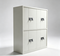 Serrure électronique antivol en acier durable pour casier de bureau, unité sécurisée pour le rangement de dossiers à domicile, au bureau ou en entreprise