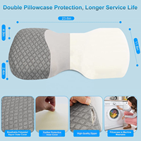 LIANDA Oreiller orthopédique de sommeil personnalisé le plus vendu en P-094 Oreiller de lit en mousse à mémoire de forme Oreiller en mousse à mémoire de forme
