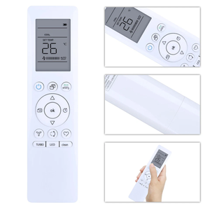 รีโมทคอนโทรลรุ่นใหม่ RG10A3(B)/BGEF สำหรับเครื่องปรับอากาศ Midea/Carrier/SystemAir - Product Image 4