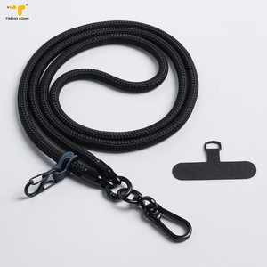 Cordicella universale per telefono cellulare con <span class=keywords><strong>tracolla</strong></span> in poliestere da 8mm di spessore con supporto per cinturino per cellulare - Product Image 1