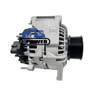 Nuevo Alternador XPower 24V 80A 9PK 75261185 CA1666IR 0124555001 0124555022 para Excavadora de cadenas Unitog U-300/U-400 2000-2003 - Product Image 1