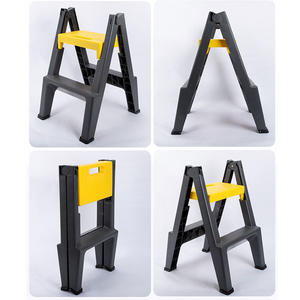 Multi-funzionale in plastica portatile leggero pieghevole scala con due gradini per autolavaggio <span class=keywords><strong>e</strong></span> <span class=keywords><strong>auto</strong></span> lucidare la scala - Product Image 5
