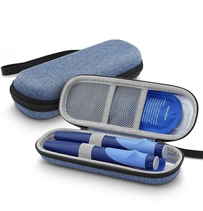 Precio bajo, impermeable, nailon, portátil, EVA, poliéster duro, bolsa enfriadora de insulina, estuche de viaje para diabéticos - Product Image 1