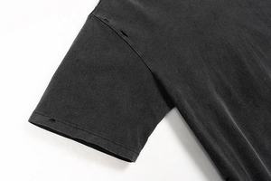 เสื้อยืดผ้าฝ้ายแขนสั้น100% วินเทจสำหรับผู้ชายเฮฟวีเวตสวมใส่ได้ทั้งชายและหญิงหรูหราออกแบบได้ตามต้องการ - Product Image 4