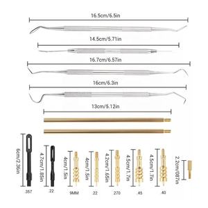 <span class=keywords><strong>Venta</strong></span> caliente 29PCS Kit de limpieza de barril de pistola universal. 22.270.357/9mm. Calibre 40,45 - Product Image 3
