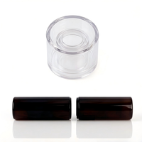 Flacon pulvérisateur cosmétique de luxe en PET, givré, avec logo personnalisé, couleur au choix, portable, vide, pour shampoing, lotion, sérum de soin, vente en gros