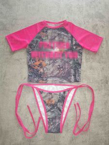 Tắm phù hợp với đối với phụ nữ 2025 biểu tượng tùy chỉnh tập thể dục Sexy Áo Tắm 3 Mảnh thiết lập micro mini Bikini bé TEE t Áo sơ mi sang trọng Đồ bơi thiết lập - Product Image 5