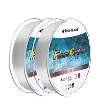 Haute qualité 100% fluorocarbone 100m ligne de leurre en Nylon super résistant à l'usure ligne de pêche tressée ligne flottante plus lisse