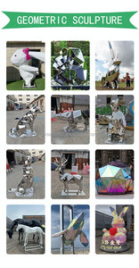 Senzhao Custom metal light sculpture Abstract shell stainless steel Outdoor decorative sculpture Stainless steel art piece - Product Image 2