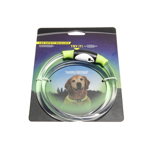 <span class=keywords><strong>Collar</strong></span> de Perro con Luz <span class=keywords><strong>LED</strong></span>, Reflectante, Brillante en la Oscuridad, Diseño Simple de Animales, Fibra de PVC Cortable para Perros Pequeños/Medianos/Grandes - Product Image 4