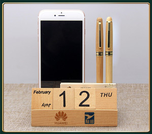 <span class=keywords><strong>Calendario</strong></span> de Escritorio de Madera Personalizado Promocional <span class=keywords><strong>2022</strong></span> para Oficina en Casa con Soporte para Teléfono para Regalo de Marca - Product Image 5